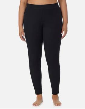 Cuddl Duds Cd9728632 Cozy Stretch Thermal Legging Plus Style Black Size 2x