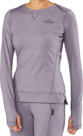 Dakine 610934228670 Womens Scarlet Crew Shirt Mid Weight Base Layer Top Medium Shark New