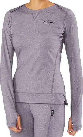 Dakine 610934228670 Womens Scarlet Crew Shirt Mid Weight Base Layer Top Medium Shark New