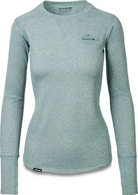Dakine 610934295504 Womens Larkspur Mid Weight Top Base Layer Shirt Medium Deep Teal Heather