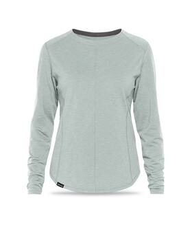 Dakine 610934985733 Womens Sandy Crew Midweight Base Layer Shirt Top Medium Mist Green New