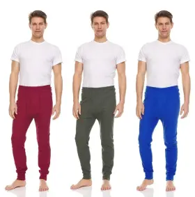 Daresay 840250906727 Mens Thermal Long John Pants - Bottom Base Layer For Tshirts And Jacket