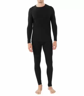 David Archy 954706061237 Mens Extra Warm Fleece Lined Thermal Underwear Set