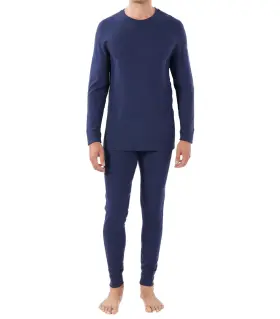 David Archy 954706061268 Thermal Underwear For Men Fleece Lined Base Layer With Extra Warm Double-laye