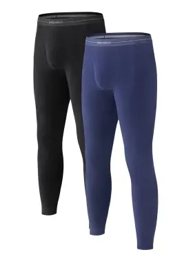 David Archy 954706061527 Thermal Underwear For Men Fleece Lined Long Johns With Extra Warm Double-laye