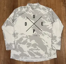 2x-up Dope Snowboarding Snuggle Base Layer Top Men Grey Camo Xxl Please Read