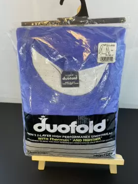 Duofold 043935042592 Authentic 2-layer Thermal Size Xl Long Sleeve Top Crew Neck Nos