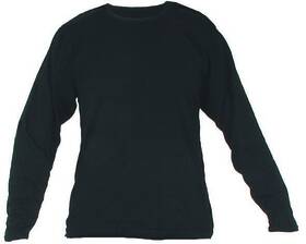 Duofold 043935300715 Varitherm Expedition Weight Long Sleeve Womens Base Layer - Black