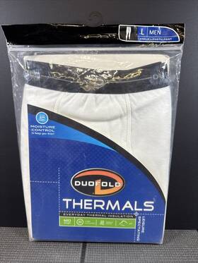 Duofold 043935404116 Thermal Pants Mens Large 36-38 Inch 2 Layer New In Package Winter