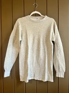 10980s Duofold Vintage Men S Tall Gray Long Sleeved Thermal Size Medium
