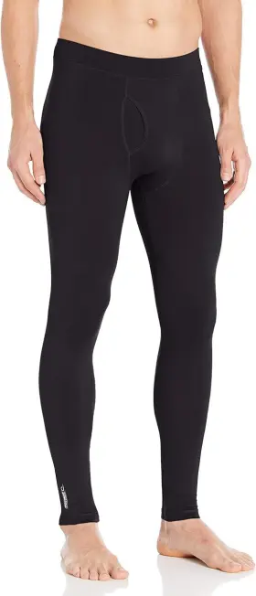 Duofold 617914372866 Mens Flex Weight Thermal Pant Black L