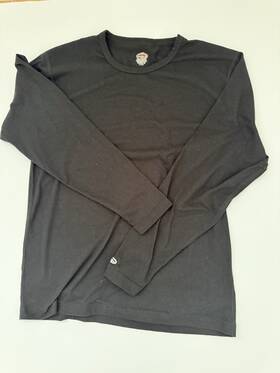 Duofold 701ls-bk Women S Black Thermal Underwear Top