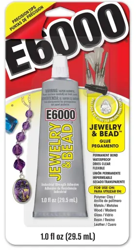 Eed5ab79-b69b-4 E6000 Jewelry And Bead Adhesive With 4 Precision Applicator Tips For