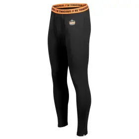 Ergodyne 720476408345 Mens Standard Lightweight Base Layer Pants Black Large