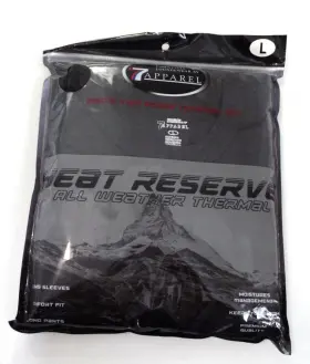Essentials 849127030848 By 7 Apparel Mens Two Piece Termal Set Size L New