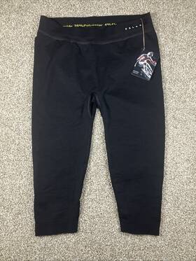 Falke 043876720968 Skiing Comfort 3/4 Thermal Tights Black Men S Xl Base Layer Bottoms New