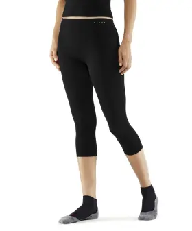 33464 Falke Womens Standard Wool Tech Light 3/4 Base Layer Black 3000