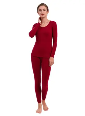 Femofit 972212121733 Womens Thermal Underwear Cotton Long John Base Layer S