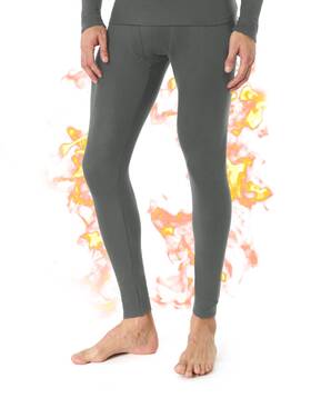 Forvevo 768837775682 Merino Wool Base Layer Mens Bottom Pants 100% Long Johns For
