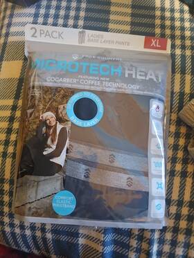 Free Country 194777133556 Womens 2pk Microtech Heat Base Layer Pants Size Xl New