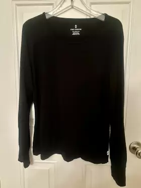 Free Country 194777133631 Preowned 2 Pair Womens Black Microtech Heat Soft Base Layer Set Xxl