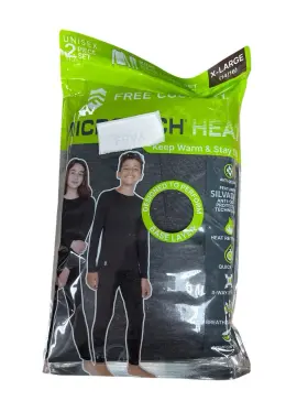 Free Country 194777202474 Microtech Heat Xl X-large Kids Unisex Base Layer Set