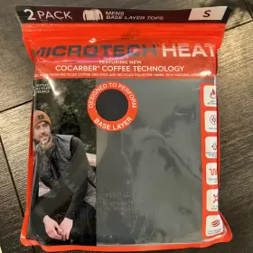 Free Country 194777321748 New Mens 2 Pack Microtech Heat Base Layer Top Size S Retails 60