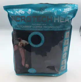 Free Country 194777474871 Microtech Heat Womens Black Base Layer Thermals Size Xxl 2-pack