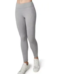 Free Country 194777588356 Pant Base Layer Gray Grid Fleece Wicking Stretch Cozy Womens M By