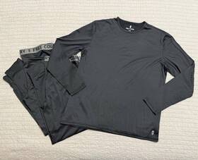 Free Country H40mb4918-2s Mens Microtech Heat Base Layer Top And 2 Pants Size Large