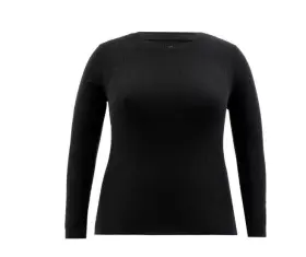 Fruit Of The Loom 196203041206 Womens Eversoft Waffle Thermal Top Size 3xl 22 Black