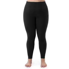 Fruit Of The Loom 196203041275 Womens Eversoft Waffle Thermal Bottom Size Xxxl Color Black