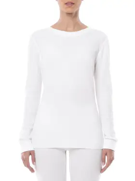 Fruit Of The Loom 196203041282 Womens Eversoft Waffle Thermal Top X-small 0-2