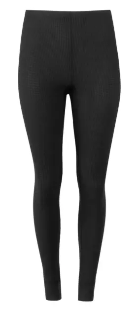 Fruit Of The Loom 196203138609 New Waffle Knit Thermal Pant Bottom Size Large 12-14 Black