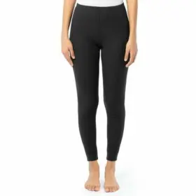 Fruit Of The Loom 196203138616 Womens Bottom Recycled Waffle Thermal Black Size Xl 16-18