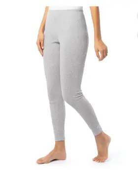 Fruit Of The Loom 196203138722 Women S L 12-14 Waffle Pants Bottoms Thermal Wicking Grey