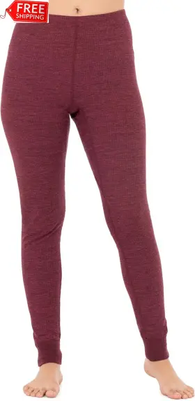 Fruit Of The Loom 313102247205 Womens Micro Waffle Thermal Bottom