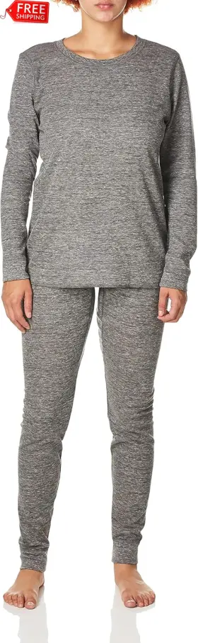 Fruit Of The Loom 744110380644 Womens Micro Waffle Premium Thermal Set