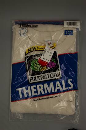 Fruit Of The Loom 760765009402 Vintage 1996 Mens Thermal Shirt - Large 42-44