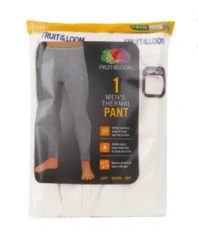 Fruit Of The Loom 761253154710 Men S Size M Thermal Waffle Pants Underwear Bottoms Natural