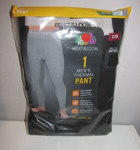Fruit Of The Loom 761253156264 Mens Thermal Pants Size Small 28-30 Brand New In Package