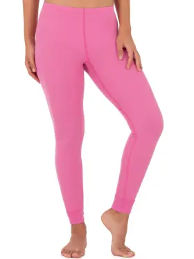 Fruit Of The Loom 761253226646 Ladies Thermal Pant Pink Size S 4/6