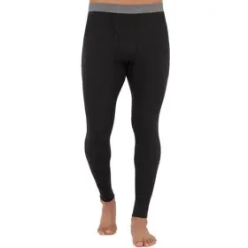Fruit Of The Loom 761253249249 Mens Recycled Premium Waffle Thermal Underwear Long Johns Bottom 1 Pack Blac