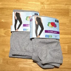 Kuyxc1 Fruit Of The Loom Thermal Waffle Pant Xs Gray Moisture Wicking Long Johns