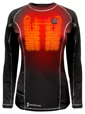 Gerbls-7v-w-b Gerbing 7v Battery-heated Base-layer Long-sleeve Shirt For Ladies