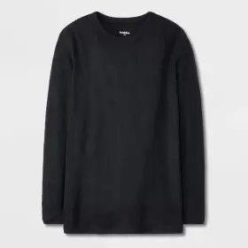 Goodfellow 198101558190 And Co Mens Long Sleeve Thermal Underwear Shirt Large Relaxed Fit Blac