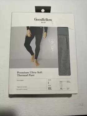 Goodfellow & Co 196761571344 New Mens Xxl Premium Ultra Soft Thermal Pants Gray Tagless