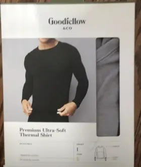 Goodfellow & Co 490400413263 And Premium Ultra Soft Thermal Shirt Small Tagless Nwt Box Dents