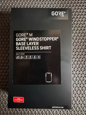 Gore 017912048705 Wear Men Windstopper Base Layer Sleeveless Black Xl Xxl