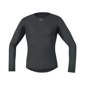 Gore 017912049146 M Windstopper Base Layer Thermo Long Sleeve Shirt Mens Black Us Xs Eu S New